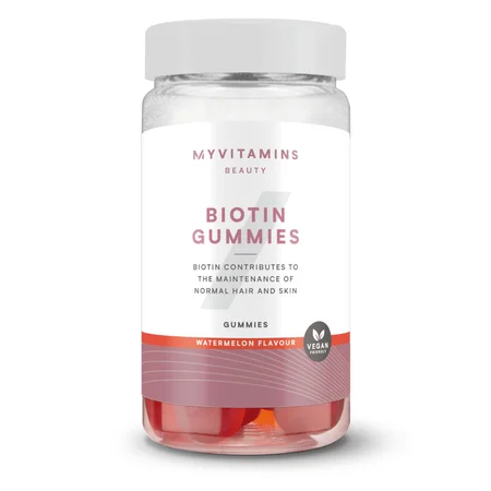 Biotin-Fruchtgummis - 60Gummibärchen - Wassermelone