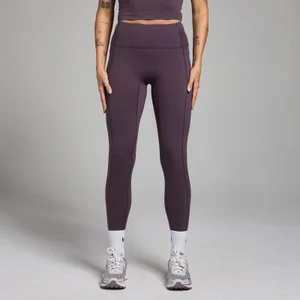 MP Damen Active Leggings mit Taschen – Dunkles Lila - Size XS