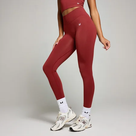 MP Damen Nahtlose Unsichtbar-Scrunch-Leggings – Kirsche