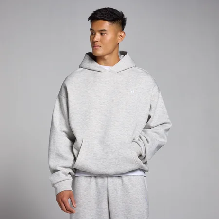 MP Herren Rest Day Oversized Kapuzenpulli – Hellgrau
