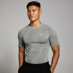 MP Herren Tempo nahtloses T-Shirt mit Grafikelement – Storm - Size XXL
