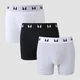 MP Herren Boxershorts (3er-Packung) – Schwarz/Weiß/Grau