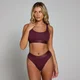 MP Damen Bralette mit Rundhalsausschnitt – Dunkle Beere