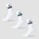 MP Stripe Retro Crew Socken (3er Pack) – Schwarz/Dunkles Smaragdgrün/Dunkles Saphirblau