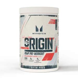 Origin Pump Pre-Workout (Stim-Free) - Flavour Strawberry Laces