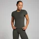 MP Damen Tempo Body Fit Kurzarm-T-Shirt – Nachtgrau