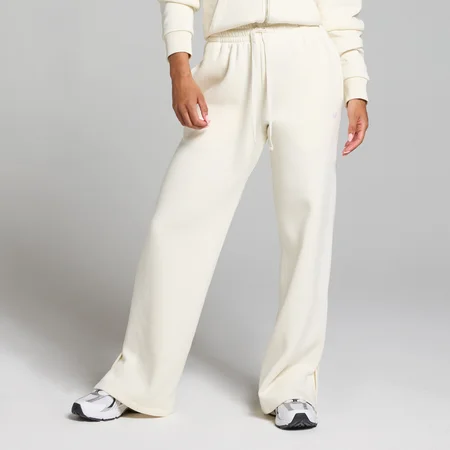 MP Damen Basics Jogginghose mit Geradem Bein – Helles Cremeweiß