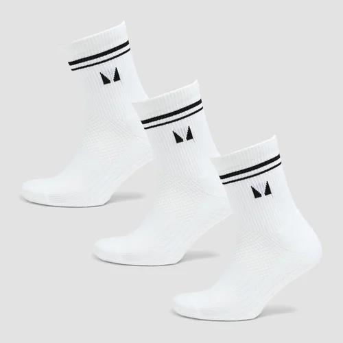 MP Pilates-Socken (3er Pack) – Weiß