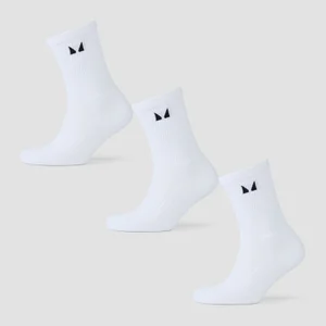 MP Laufsocken (3er Pack) – Weiß - Size UK 2-5