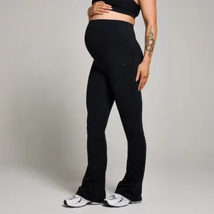 MP Damen Umstands-Schlagleggings Über dem Babybauch – Schwarz - Size M