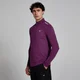 MP Herren Active Top mit 1/4-Reißverschluss – Violett
