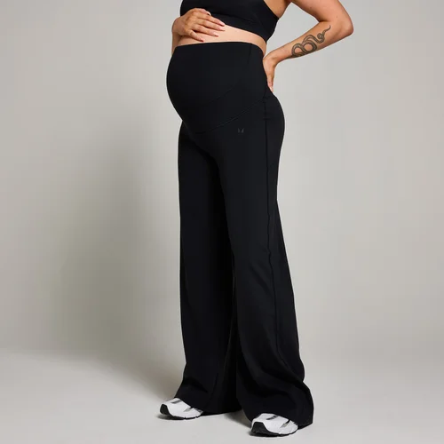 MP Damen Umstands-Leggings mit weitem Bein – Schwarz
