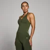 MP Damen Tempo Nahtlos Neckholder-Top - Waldgrün