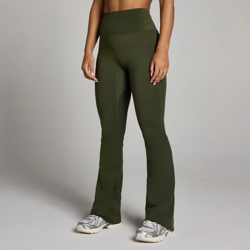 MP Damen Tempo Flared Leggings - Waldgrün