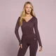 MP Damen Tempo Nahtlos Verkürzte Jacke - Fudge