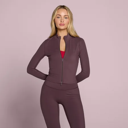 MP Damen Tempo Verkürzte Jacke - Fudge