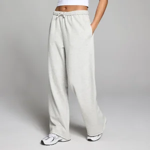 MP Damen Lightweight Loopback Straight Leg Jogginghose - Grau Meliert - Size XS