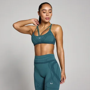 MP Damen Hybrid Sport-BH mit Trägern - Sattes Petrol - Size XS