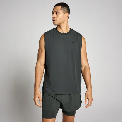 MP Herren Oversized Cotton Modal Tank Top - Schwarz Verwaschen