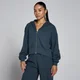 MP Damen Lightweight Loopback Zip Through Hoodie - Faded Blue