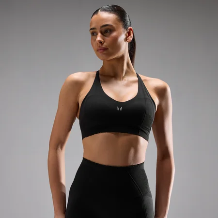 MP Tempo Ultra Seamless Sport-BH für Damen – Schwarz