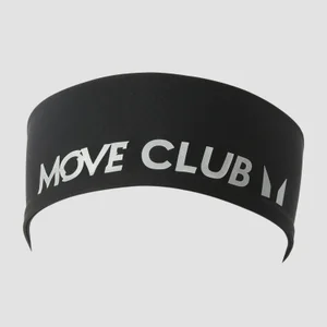 MP Velocity Move Club Stirnband – Schwarz/Reflektierend - Option Move Club