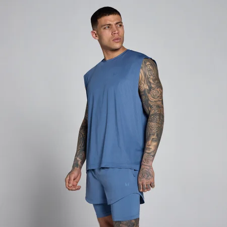 MP Hybrid Oversized-Mesh-Tank für Herren – Slate Blue