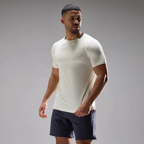 MP Herren Training Ultra Gridded T-Shirt – Platinum
