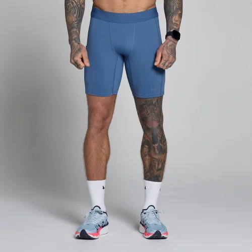 MP Herren Hybrid Pocket Half-Tights – Schieferblau