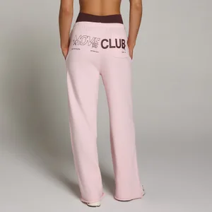 MP Damen Move Club Graphic Lightweight Loopback Straight Leg Joggers - Blush - Size M