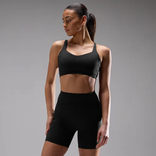 MP Damen Velocity Ultra Sport-BH mit sehr hoher Stützkraft - Schwarz