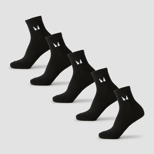 MP Unisex Knöchelsocken (5er-Pack) - Schwarz