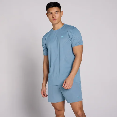 MP Herren Active Training Pillar Graphic T-Shirt - Nebelblau