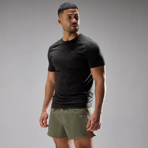 MP Herren Velocity Ultra Seamless T-Shirt - Vintage-Schwarz