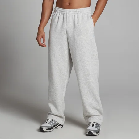 MP Herren Rest Day Straight Leg Jogginghose - Grau Meliert Hell