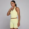 MP Damen Tempo Nahtlos Neckholder Top - Zitrone