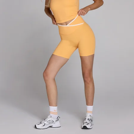 MP Damen Tempo Contrast Shorts - Pfirsich