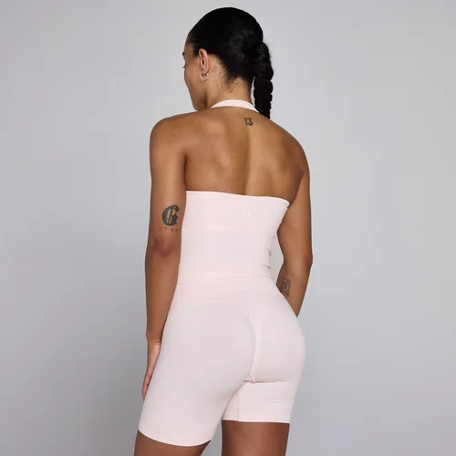 MP Damen Tempo Nahtlos Neckholder Top - Babyrosa
