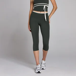 MP Damen Tempo Contrast Capri - Schwarz Verwaschen - Size S
