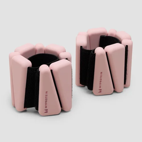 Myprotein Silikon-Knöchel-/Handgelenkgewichte mit Tasche (1 lbs) - Blush