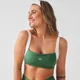 MP Damen X Tatiana Contrast Twist Back Sport-BH - Palm Green
