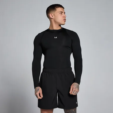 MP Herren Training Langarm Baselayer - Schwarz