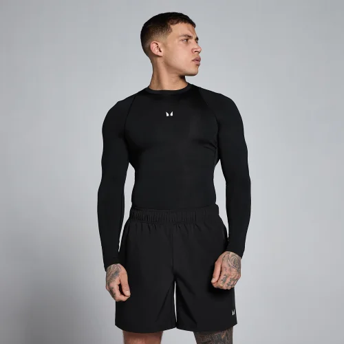 MP Herren Training Langarm Baselayer - Schwarz