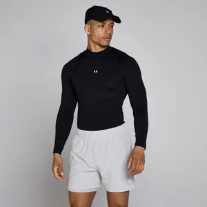 MP Herren Training High Neck Langarm Baselayer - Schwarz - Size XS