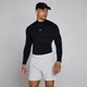 MP Herren Training High Neck Langarm Baselayer - Schwarz