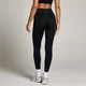 MP Damen Tempo Nahtlos Scrunch Leggings - Schwarz