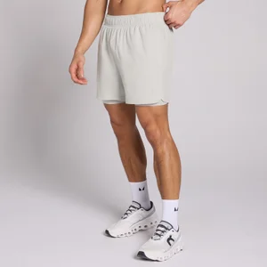 MP Herren 5" 2-in-1 Training Shorts - Chrome - Size XS