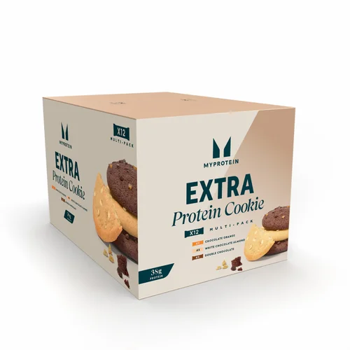 Extra Protein Cookie Variety Box | 12 Cookies
