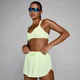 MP Damen Tempo Twist Back Sport-BH - Verwaschenes Lime
