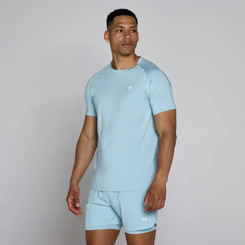 MP Herren Training Kurzarm-T-Shirt – Eisblau